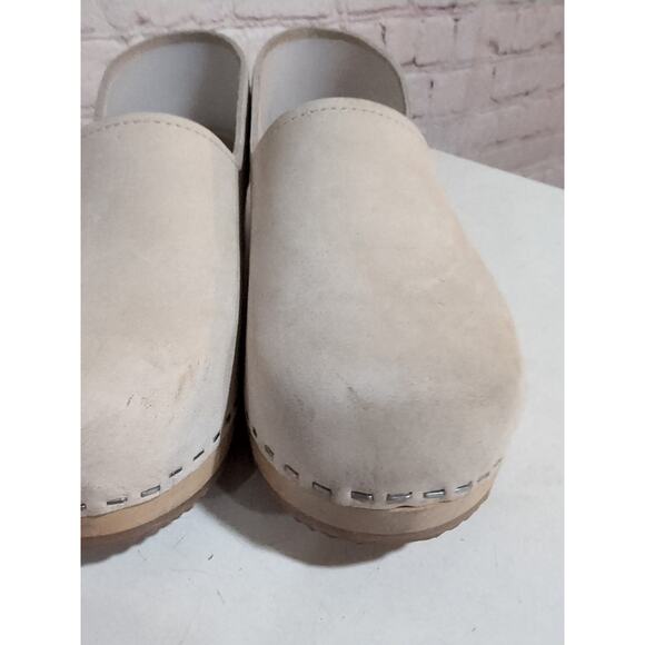 Sandgrens Brett Low Closed-Back Swedish Clogs EUR 39 Womens Size 8-8.5 Beige - Picture 8 of 14
